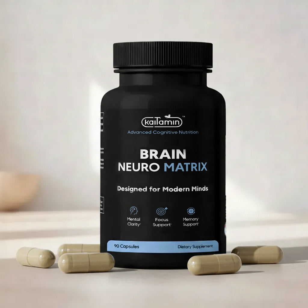 Brain Neuro Matrix - Memory, Focus, Studying Support -90 Tablets