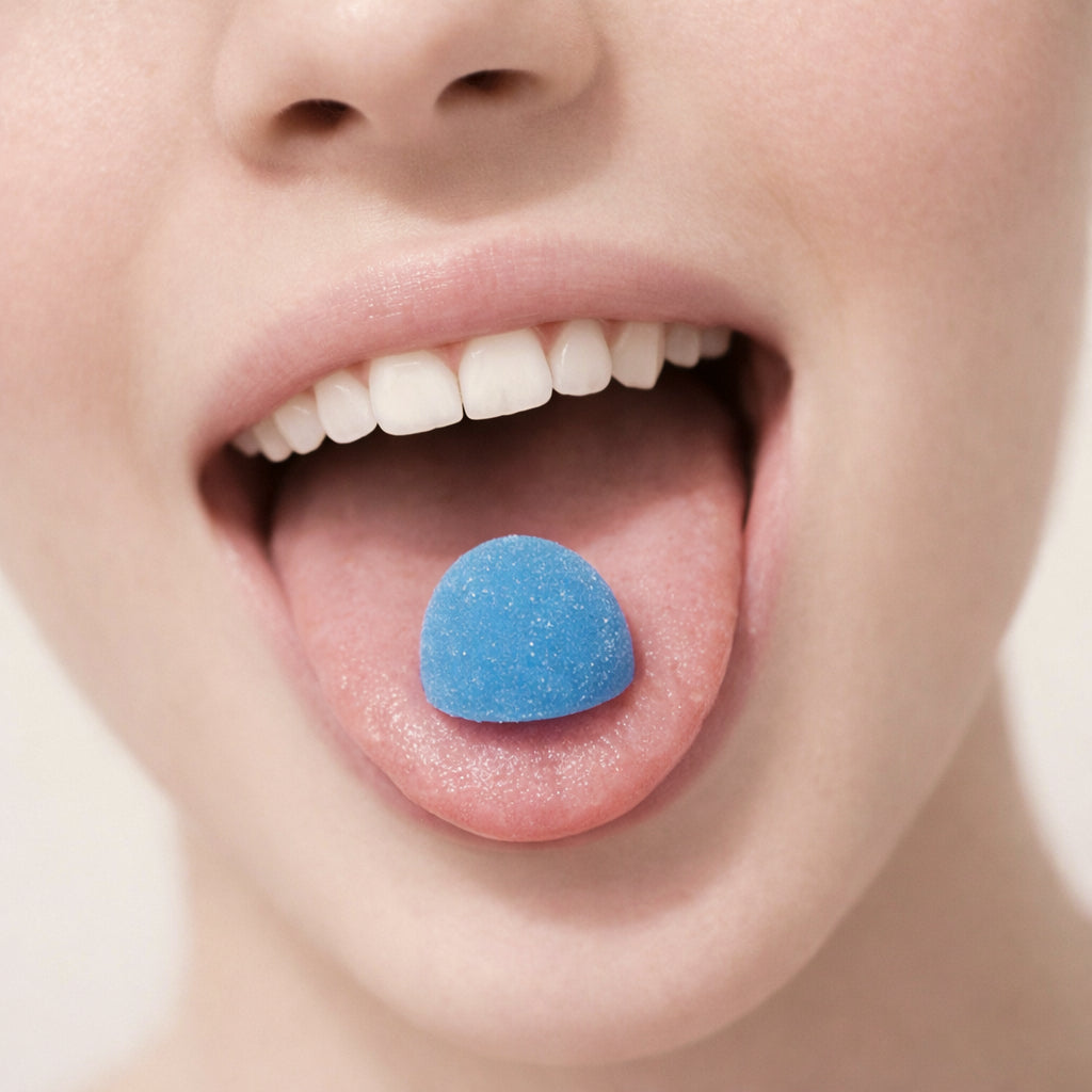 Creatine – Monohydrate Gummies – Sugar Free Blueberry Raspberry Flavor