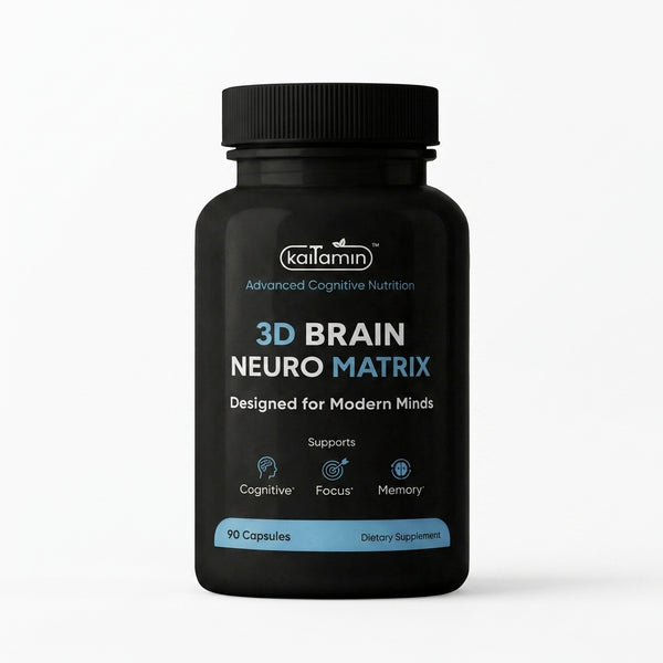 3D Brain Neuro Matrix - Focus & Memory Support - Kaitamin
