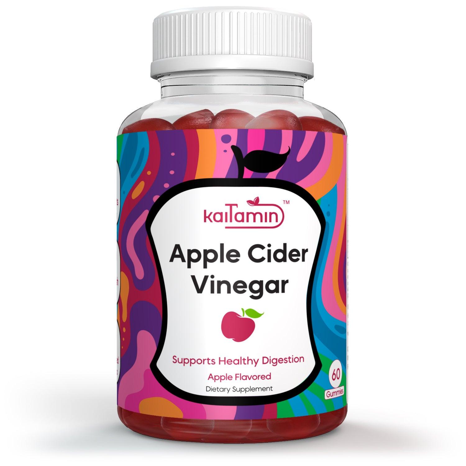 Apple Cider Vinegar - Boost Metabolism & Weight -loss - 60 Gummies - Kaitamin