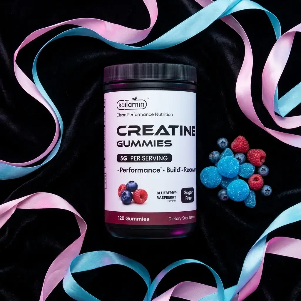 Creatine Monohydrate Gummies 5G - Muscle & Strength Support - Kaitamin