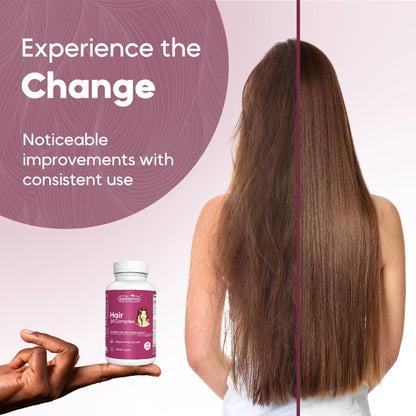 Hair 24 complex - Hair Supporting Supplement with Biotin - 90 Tablets - Kaitamin