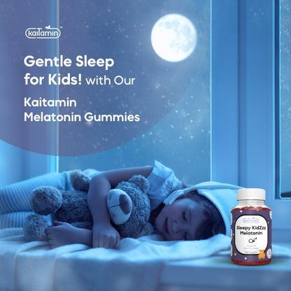 Sleepy KidZzz Melatonin - Sleep Aid Gummies for Kids - 60 Gummies - Kaitamin