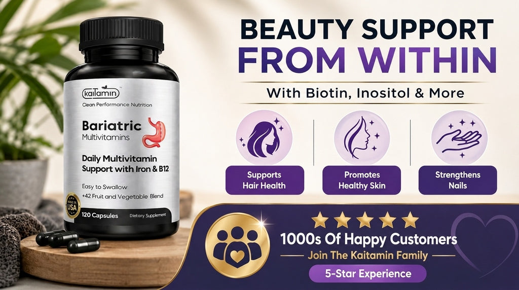 Beauty support from within — biotin and inositol for hair, skin, and nails