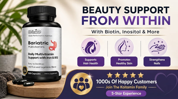Beauty support from within — biotin and inositol for hair, skin, and nails