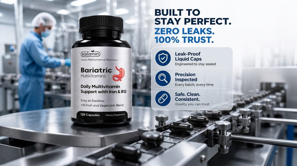 Built to stay perfect — leak-proof liquid caps, precision inspected