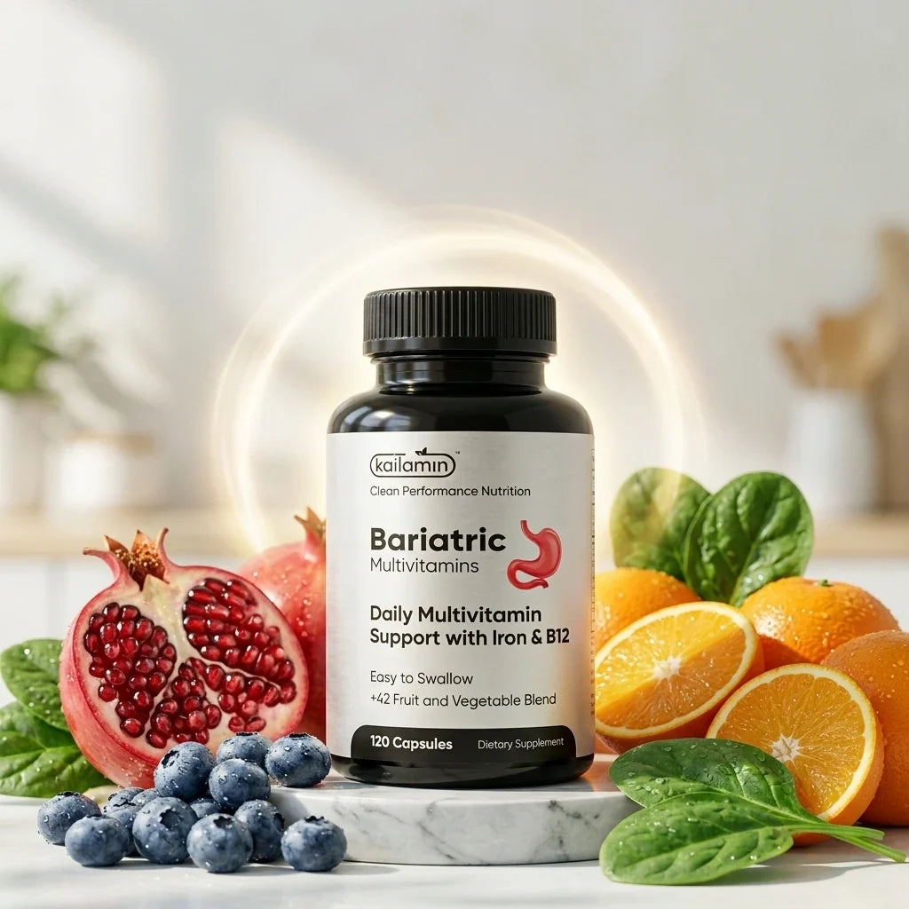 Kaitamin Bariatric Multivitamin with fresh fruits and vegetables