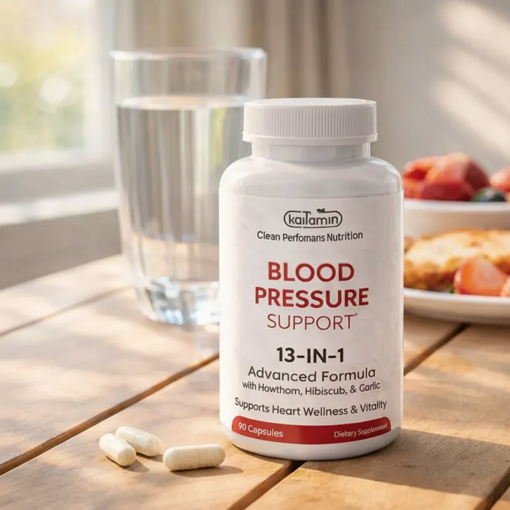 Blood Pressure Support - Supports Cardiac Health - 90 Capsules