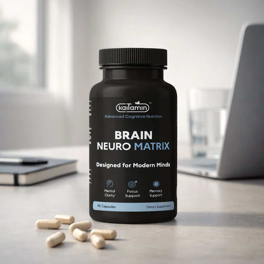 Brain Neuro Matrix - Memory, Focus, Studying Support -90 Tablets