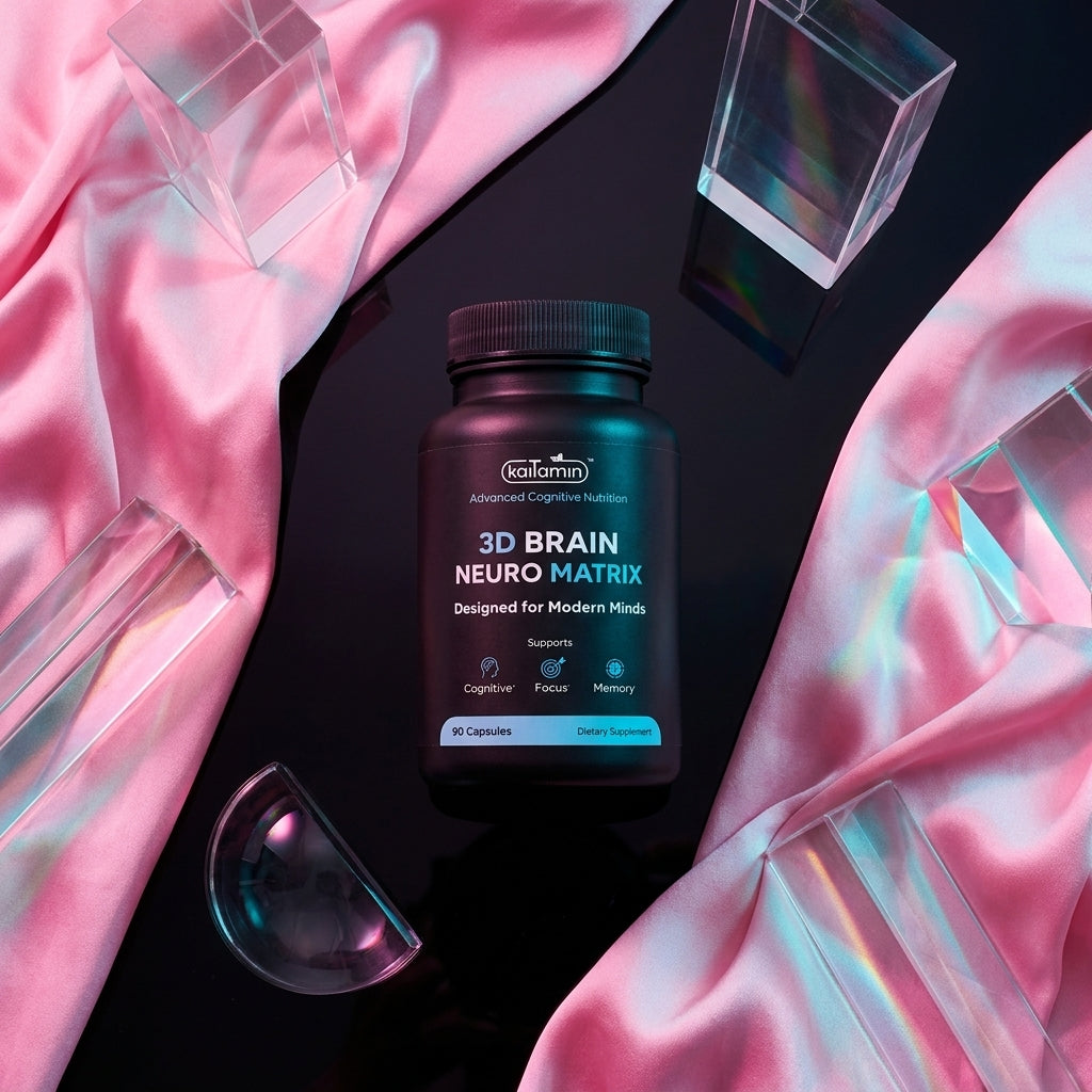 3D Brain Neuro Matrix - Focus & Memory Support